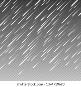 Anglewise Rain Drops on a Transparent Background for Web and App Graphic Design. Vector illustration of Drop Effect