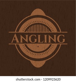 Angling wood emblem