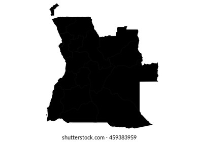 angola country map