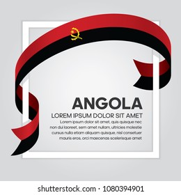 Angola flag background