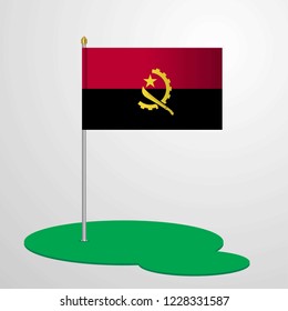 Angola Flag Pole