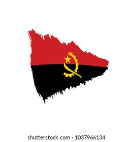 Angola flag, vector illustration