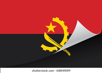 Angola flag vector illustration.