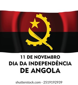 Angola Día de la Independencia 11 de noviembre Día de la Independencia de Angola 11 DE NOVEMBRO - DIA DA INDEPENDÊNCIA NACIONAL Bandera