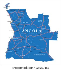 Angola Map