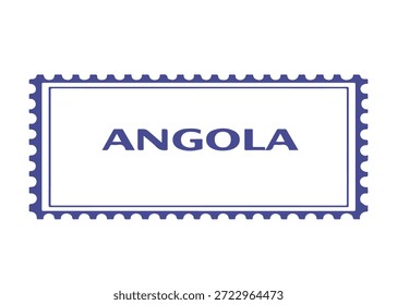 Angola selo postal ícone do vetor em um fundo branco
Carimbo de correio vetorial sobre fundo branco