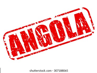 Angola red stamp text on white