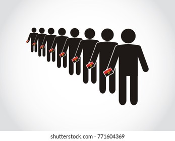 Angola Voter Queue