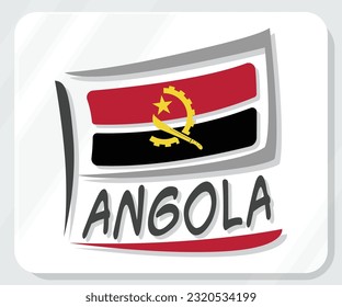 Flaggenlogo für Angola X