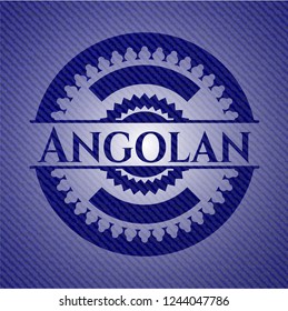 Angolan denim background