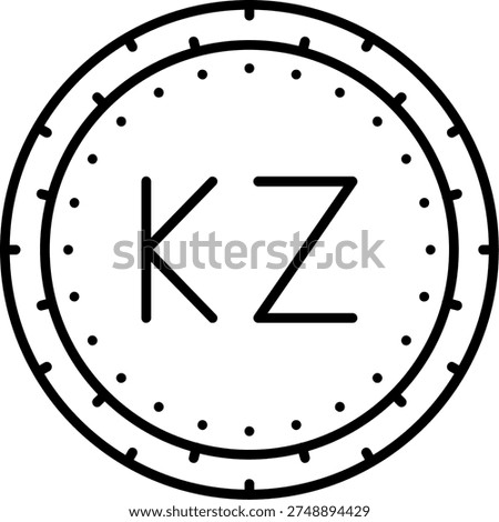 Angolan Kwanza Illustration vector Icon Design
