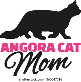Angora cat mother