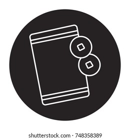 angpao icon flat black