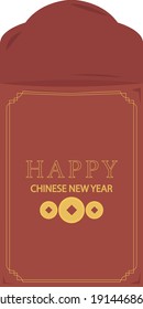 Angpao vector illustration for angpao design on Chinese New Year. simple vector design