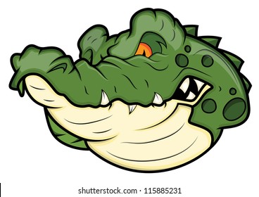 Angry Alligator Vector Mascot