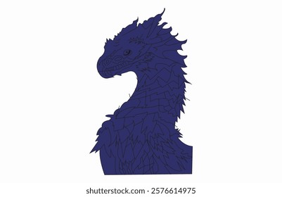 angry animal art dragon drawing fangs, fantastic, fear fiction fictional vector illustration