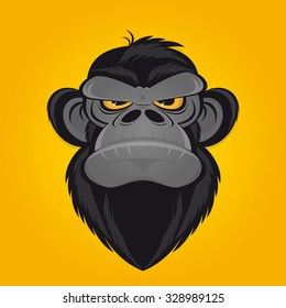 angry ape cartoon