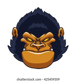 Angry Ape Gorilla Face