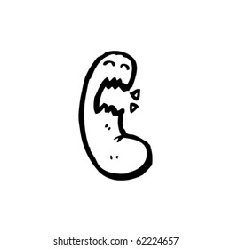 angry bean cartoon