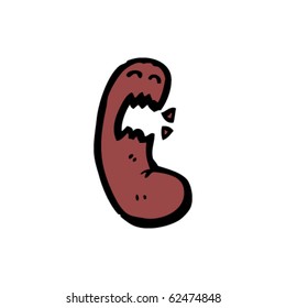 angry bean cartoon