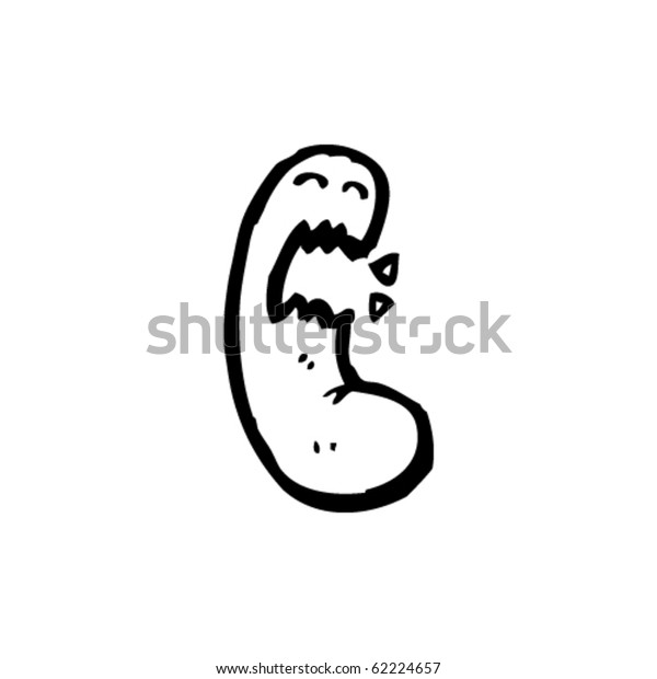 Angry Bean Cartoon Stock Vector (Royalty Free) 62224657 | Shutterstock