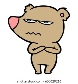 Angry Bear Cartoon Stock Vector (Royalty Free) 650629216