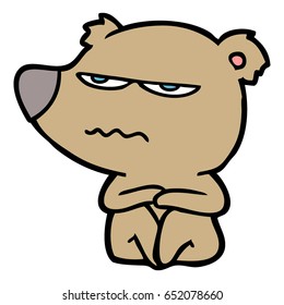 caricatura de osos enojados