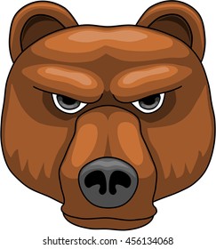 Similar Images, Stock Photos & Vectors of Roaring bear head. All in a ...