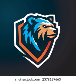 Angry Bear, Bear Logo, Bear Head
