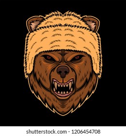 angry bear vector illustration
amazing design for your company or  brand