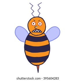 Angry bee
