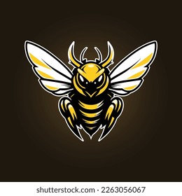 Angry Bee esport logo character