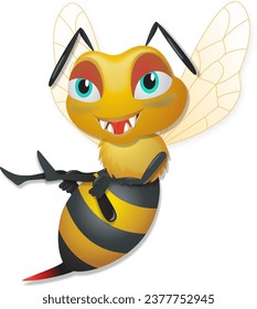 Angry Bee (ready to bite)