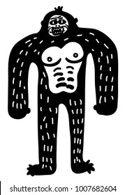 angry bigfoot icon