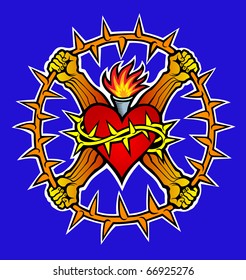 An angry biker spiked circle