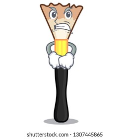 Angry blusher isolated with in the cartoons
