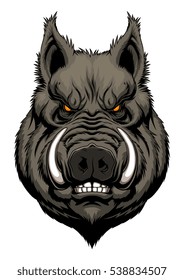 Angry Boar Head