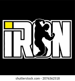 Angry bodybuilder gym wolf lion 
 spartan vector image