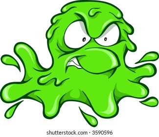 Angry Booger Vector Illustration