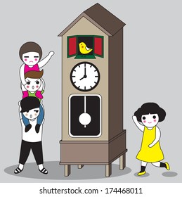 Angry and boring at the always-late Friend illustration