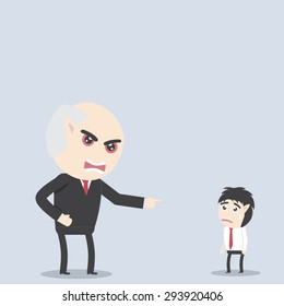 Angry boss