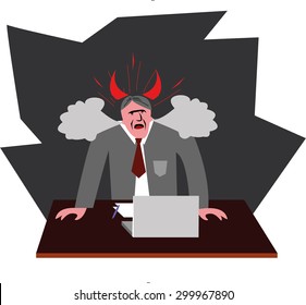 angry boss