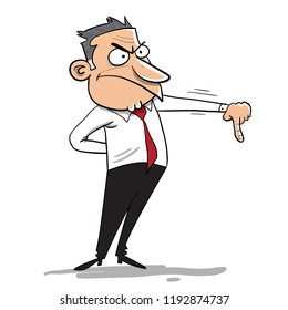 Angry boss calling you