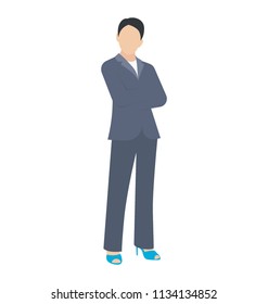 
Angry Boss Flat Icon
