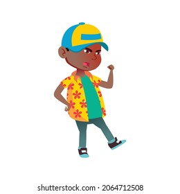 angry boy screaming on baseball player on playground cartoon vector. angry boy screaming on baseball player on playground character. isolated flat cartoon illustration