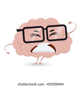 angry brain clipart