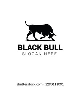 Angry bull logo template