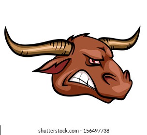 Angry Bull mascot