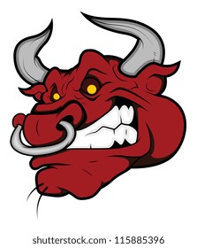 Angry Bull Vector