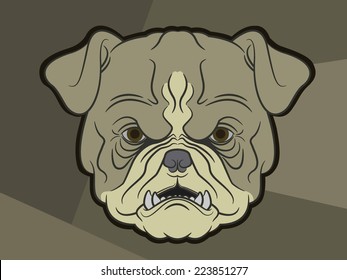Angry Bulldog